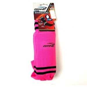 BRINE SOCK-R Soccer Shinguard Socks Air Cooled PINK Size M Ankle Support NEW